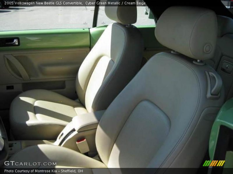 Cyber Green Metallic / Cream Beige 2005 Volkswagen New Beetle GLS Convertible
