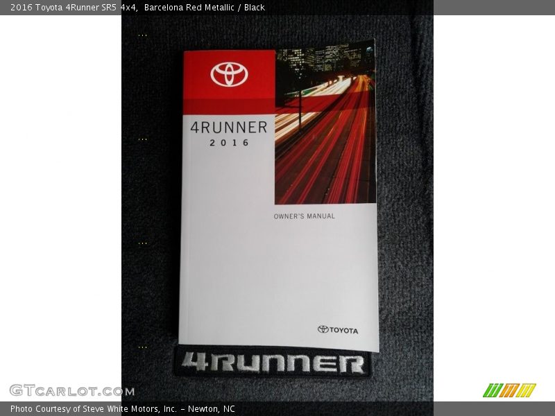 Barcelona Red Metallic / Black 2016 Toyota 4Runner SR5 4x4