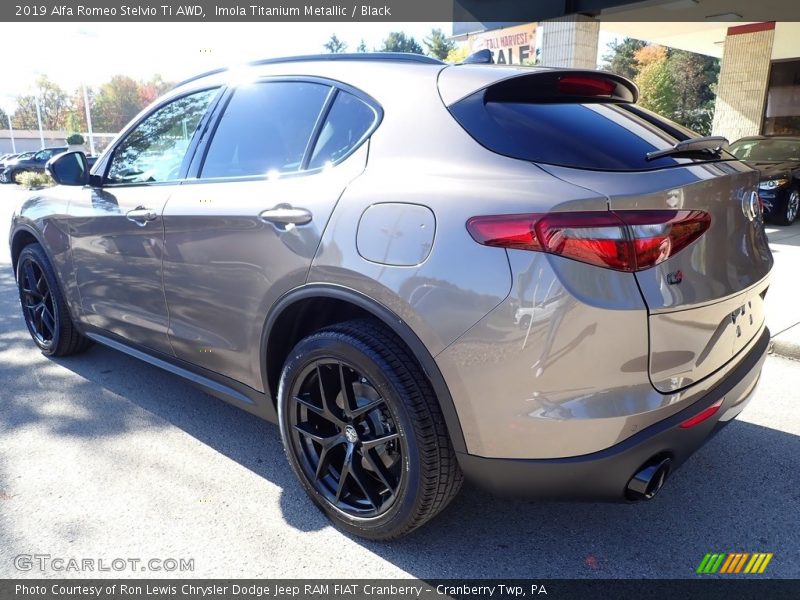 Imola Titanium Metallic / Black 2019 Alfa Romeo Stelvio Ti AWD