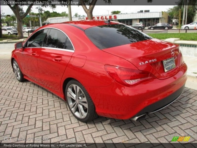 Jupiter Red / Beige 2014 Mercedes-Benz CLA 250