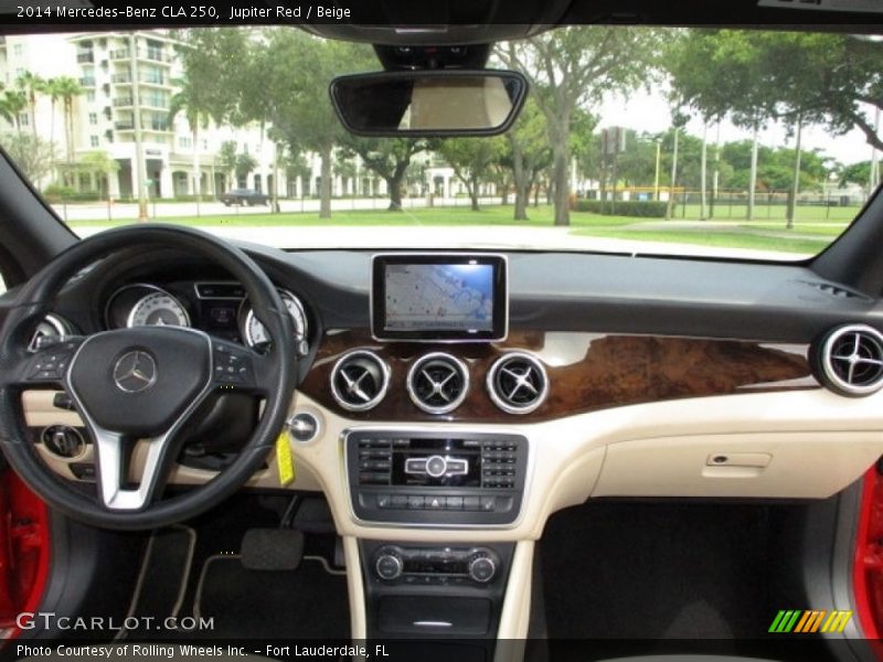 Jupiter Red / Beige 2014 Mercedes-Benz CLA 250