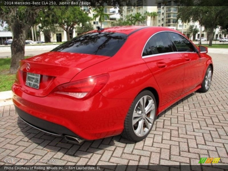 Jupiter Red / Beige 2014 Mercedes-Benz CLA 250