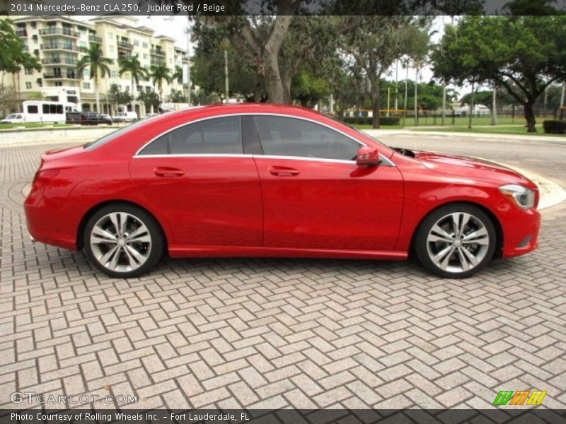 Jupiter Red / Beige 2014 Mercedes-Benz CLA 250