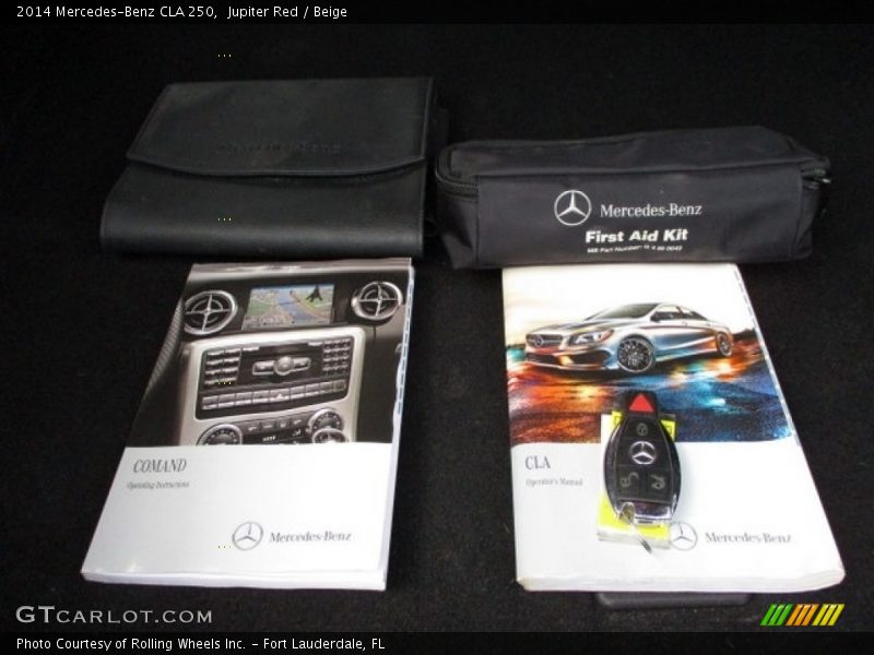 Jupiter Red / Beige 2014 Mercedes-Benz CLA 250