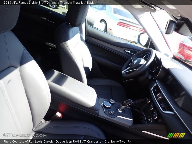 Imola Titanium Metallic / Black 2019 Alfa Romeo Stelvio Ti AWD