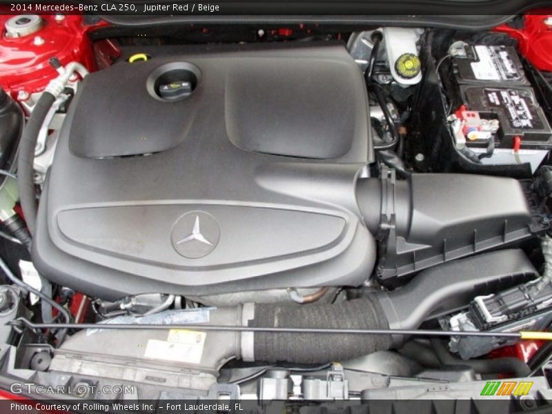 Jupiter Red / Beige 2014 Mercedes-Benz CLA 250
