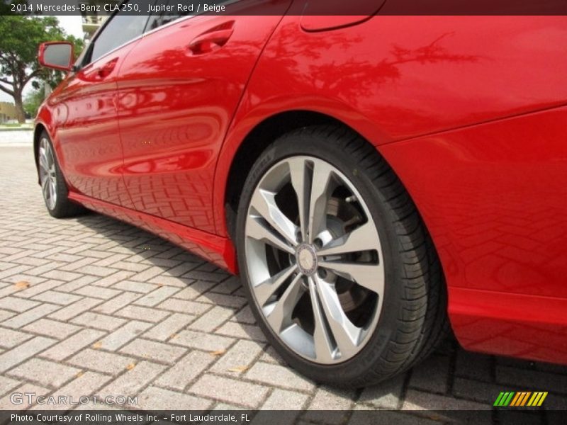 Jupiter Red / Beige 2014 Mercedes-Benz CLA 250