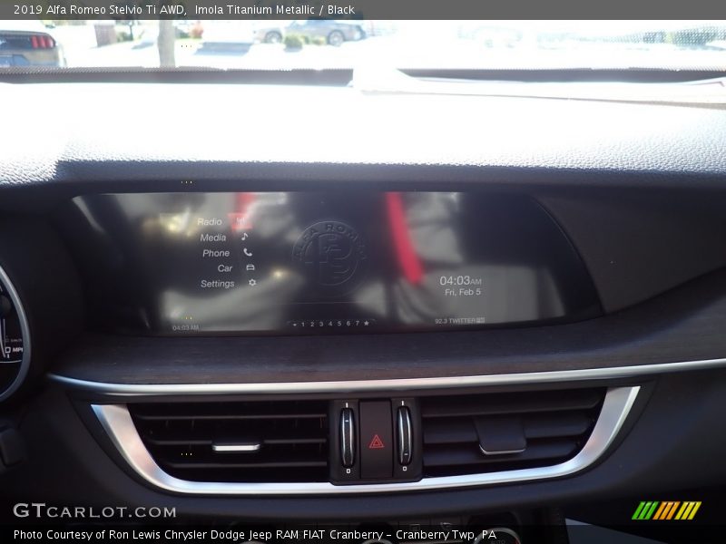 Imola Titanium Metallic / Black 2019 Alfa Romeo Stelvio Ti AWD