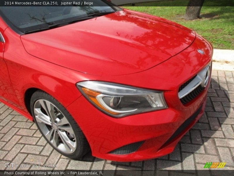 Jupiter Red / Beige 2014 Mercedes-Benz CLA 250
