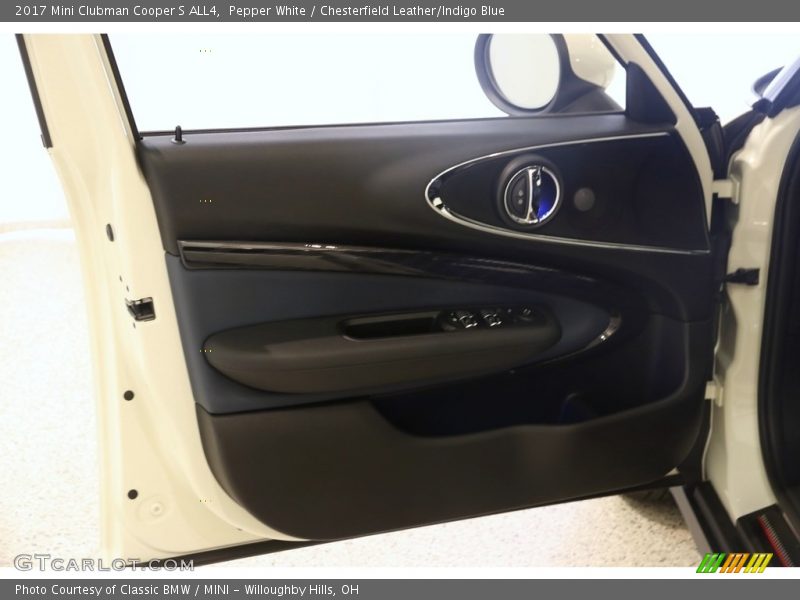 Pepper White / Chesterfield Leather/Indigo Blue 2017 Mini Clubman Cooper S ALL4