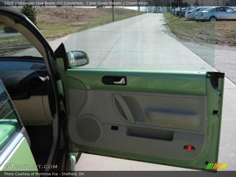Cyber Green Metallic / Cream Beige 2005 Volkswagen New Beetle GLS Convertible