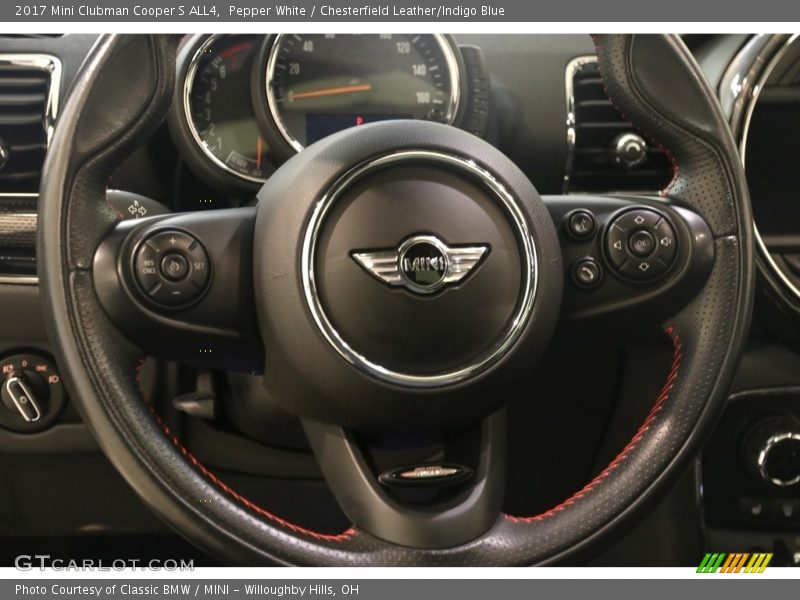 Pepper White / Chesterfield Leather/Indigo Blue 2017 Mini Clubman Cooper S ALL4