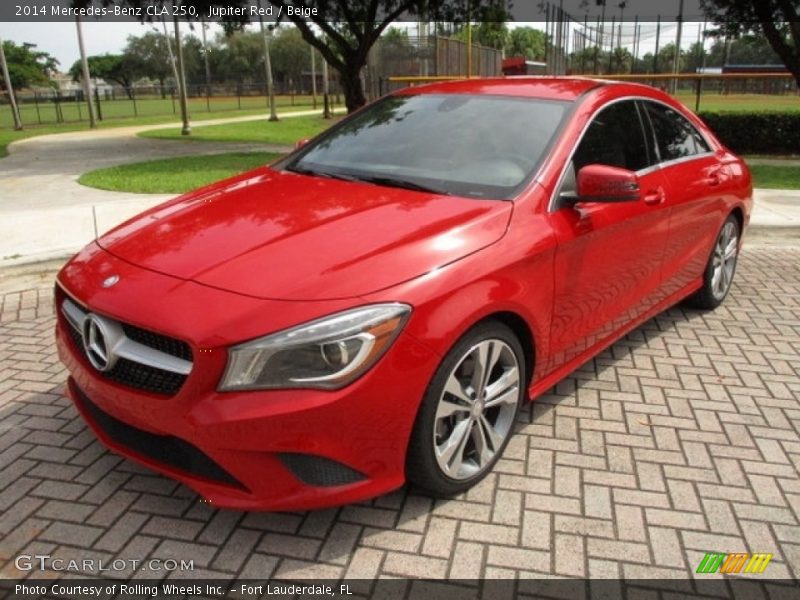 Jupiter Red / Beige 2014 Mercedes-Benz CLA 250