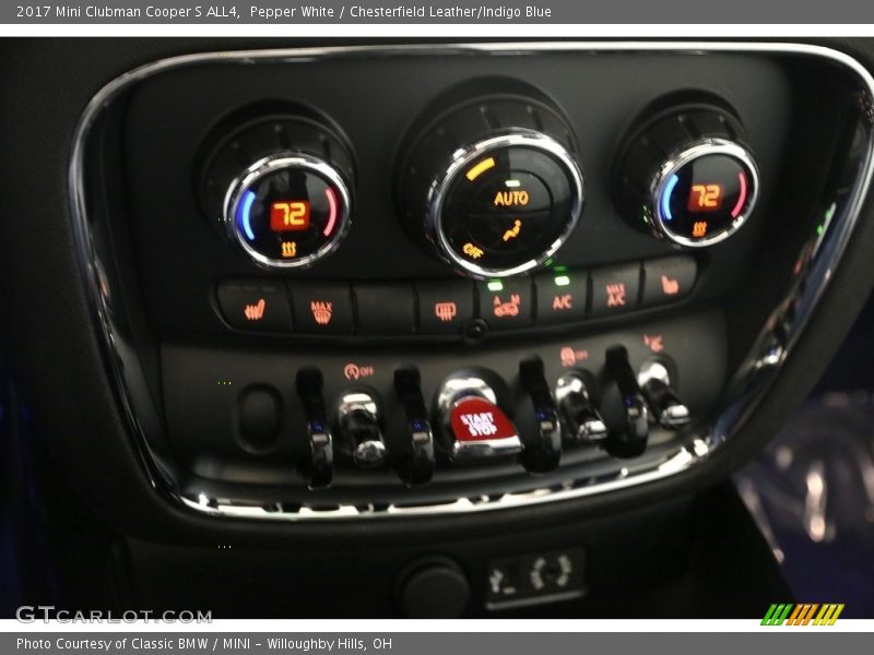 Pepper White / Chesterfield Leather/Indigo Blue 2017 Mini Clubman Cooper S ALL4