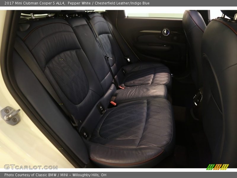 Pepper White / Chesterfield Leather/Indigo Blue 2017 Mini Clubman Cooper S ALL4