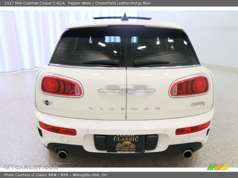 Pepper White / Chesterfield Leather/Indigo Blue 2017 Mini Clubman Cooper S ALL4