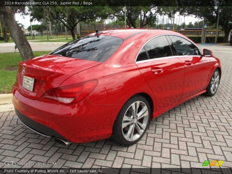 Jupiter Red / Beige 2014 Mercedes-Benz CLA 250