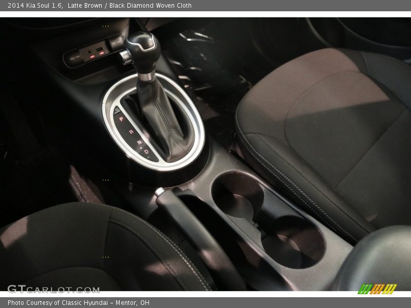 Latte Brown / Black Diamond Woven Cloth 2014 Kia Soul 1.6
