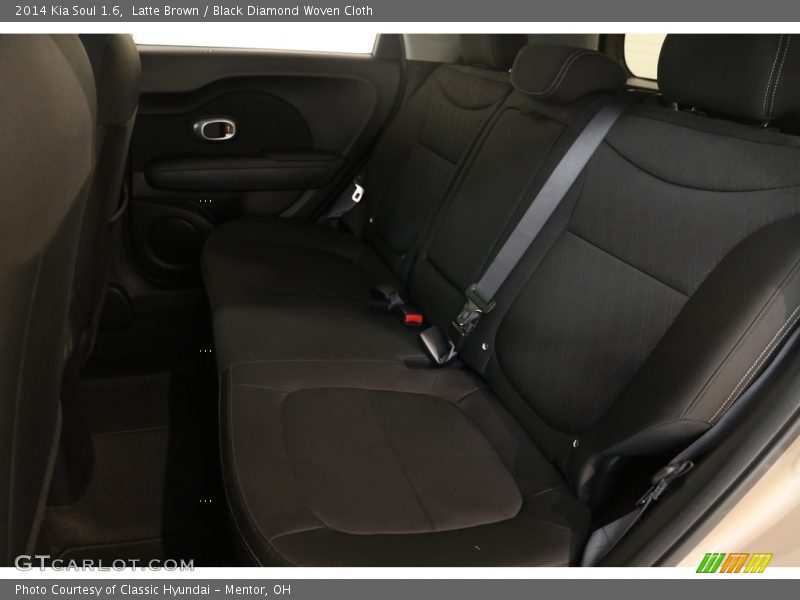 Latte Brown / Black Diamond Woven Cloth 2014 Kia Soul 1.6