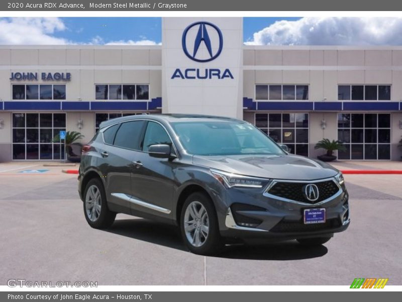 Modern Steel Metallic / Graystone 2020 Acura RDX Advance