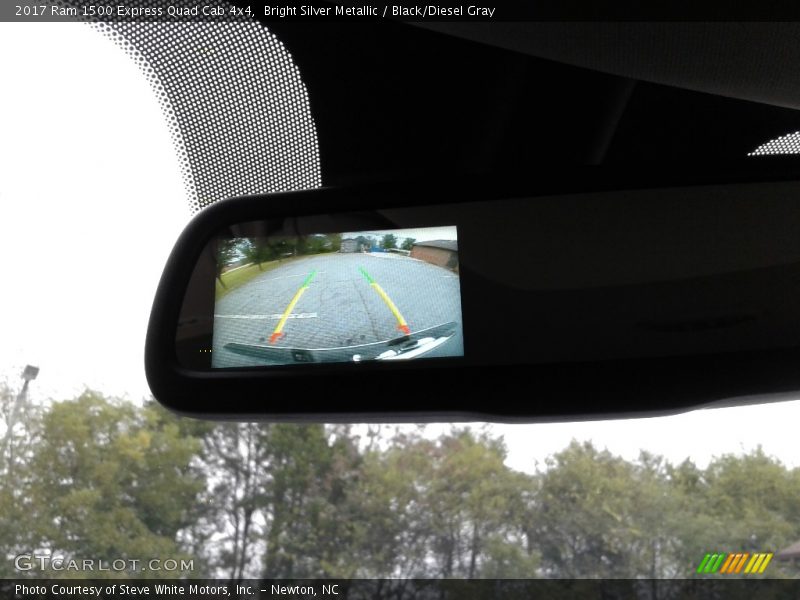 Bright Silver Metallic / Black/Diesel Gray 2017 Ram 1500 Express Quad Cab 4x4