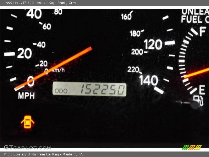 Antique Sage Pearl / Grey 1999 Lexus ES 300