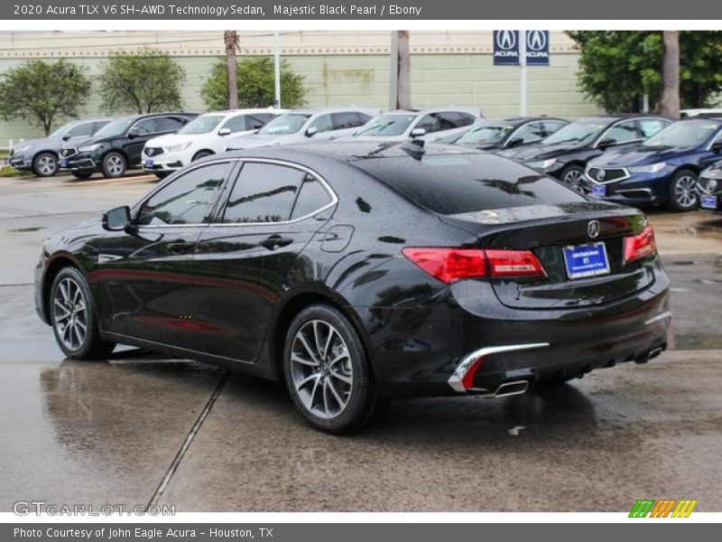 Majestic Black Pearl / Ebony 2020 Acura TLX V6 SH-AWD Technology Sedan