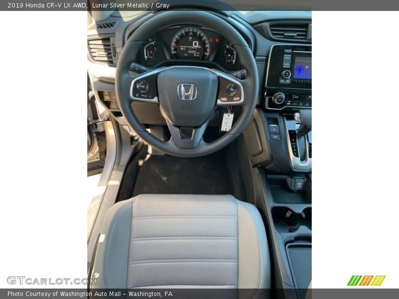 Lunar Silver Metallic / Gray 2019 Honda CR-V LX AWD