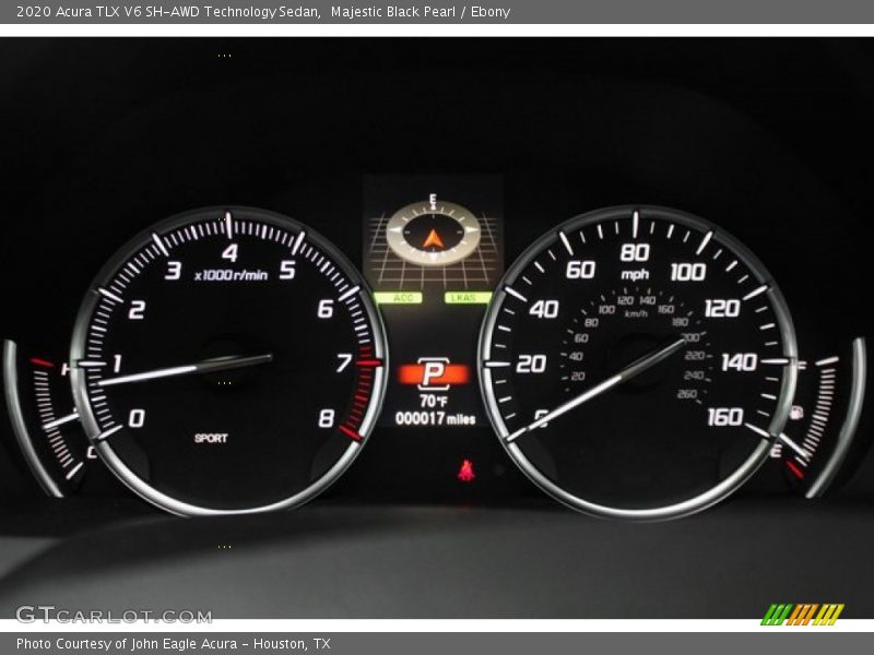 Majestic Black Pearl / Ebony 2020 Acura TLX V6 SH-AWD Technology Sedan
