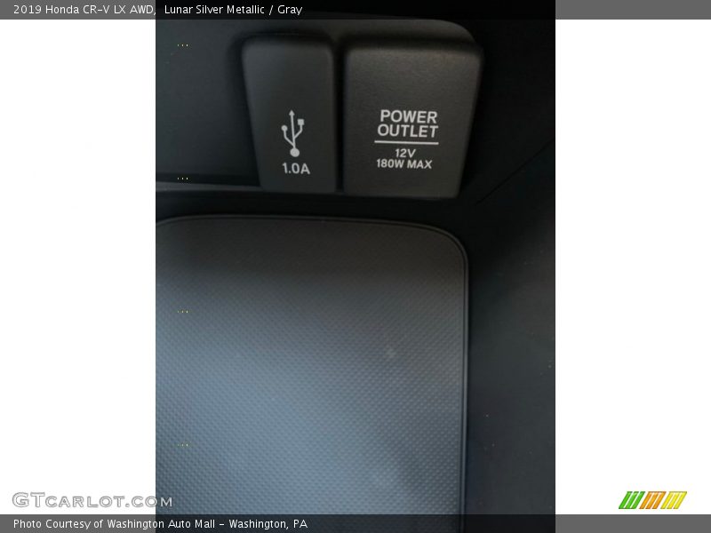 Lunar Silver Metallic / Gray 2019 Honda CR-V LX AWD
