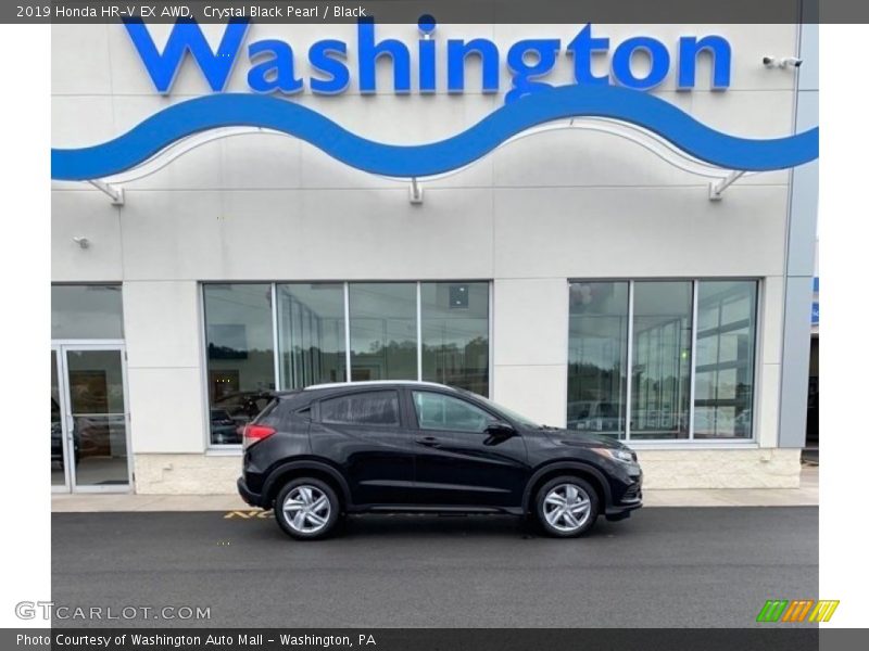 Crystal Black Pearl / Black 2019 Honda HR-V EX AWD