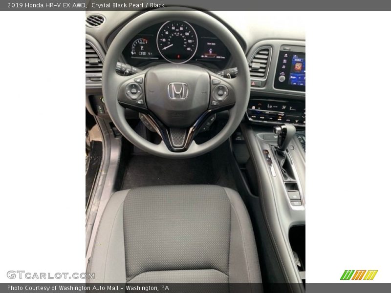 Crystal Black Pearl / Black 2019 Honda HR-V EX AWD