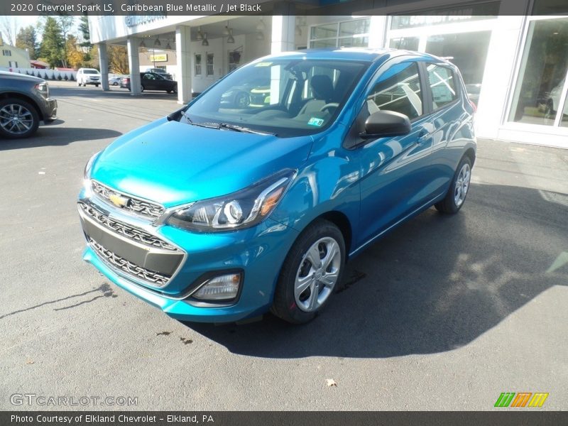 Caribbean Blue Metallic / Jet Black 2020 Chevrolet Spark LS