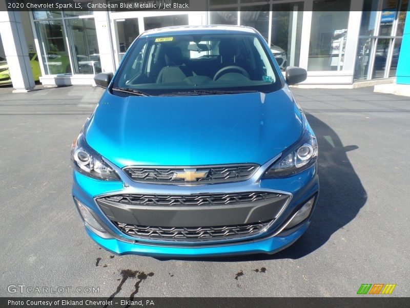 Caribbean Blue Metallic / Jet Black 2020 Chevrolet Spark LS