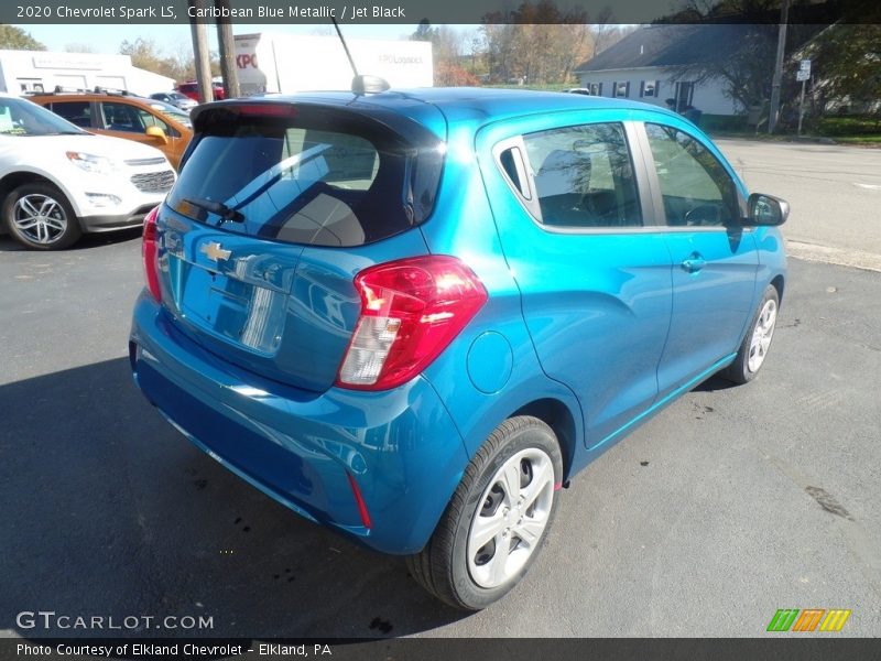 Caribbean Blue Metallic / Jet Black 2020 Chevrolet Spark LS