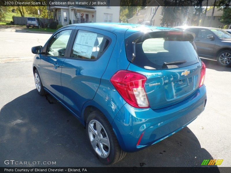 Caribbean Blue Metallic / Jet Black 2020 Chevrolet Spark LS
