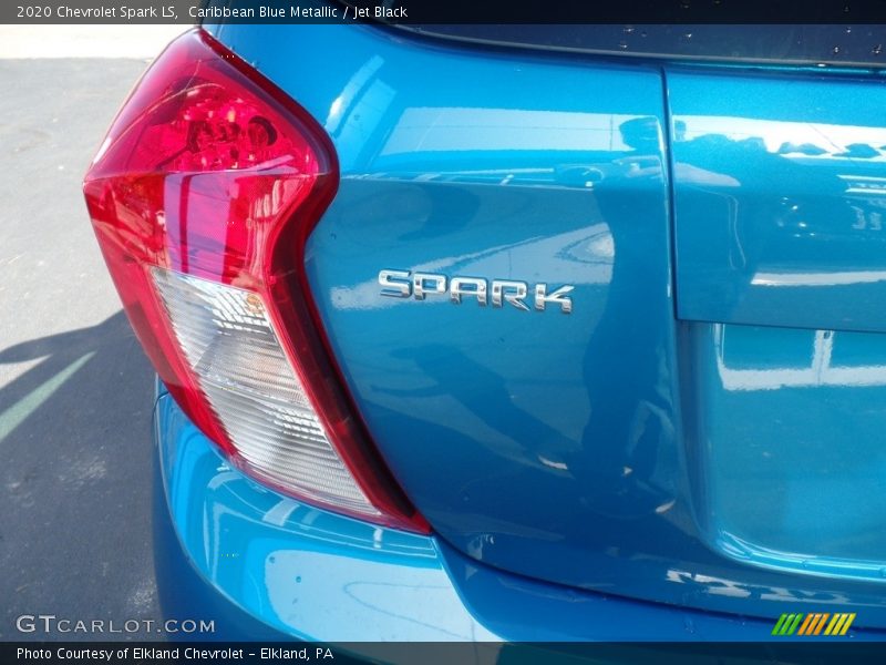 Caribbean Blue Metallic / Jet Black 2020 Chevrolet Spark LS