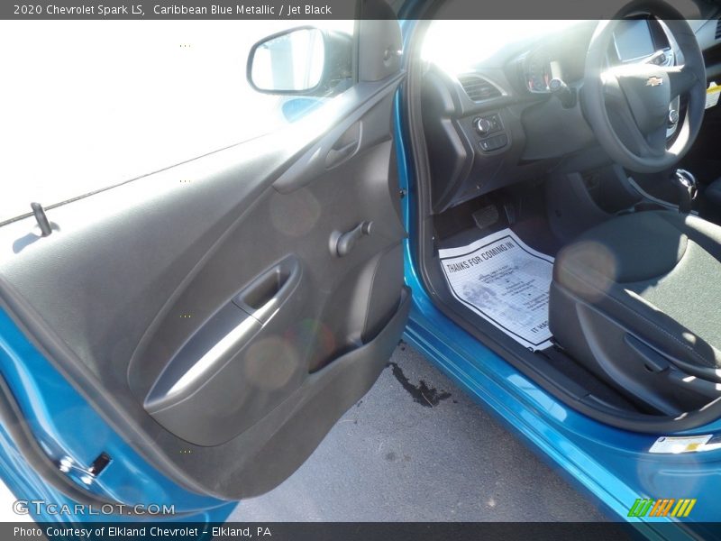 Caribbean Blue Metallic / Jet Black 2020 Chevrolet Spark LS