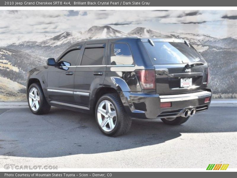 Brilliant Black Crystal Pearl / Dark Slate Gray 2010 Jeep Grand Cherokee SRT8 4x4