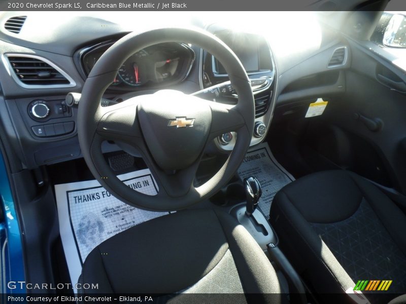 Caribbean Blue Metallic / Jet Black 2020 Chevrolet Spark LS