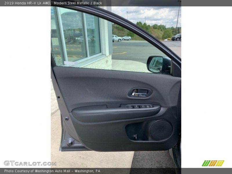 Modern Steel Metallic / Black 2019 Honda HR-V LX AWD