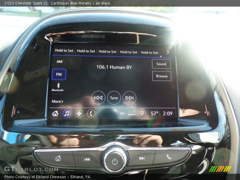Caribbean Blue Metallic / Jet Black 2020 Chevrolet Spark LS
