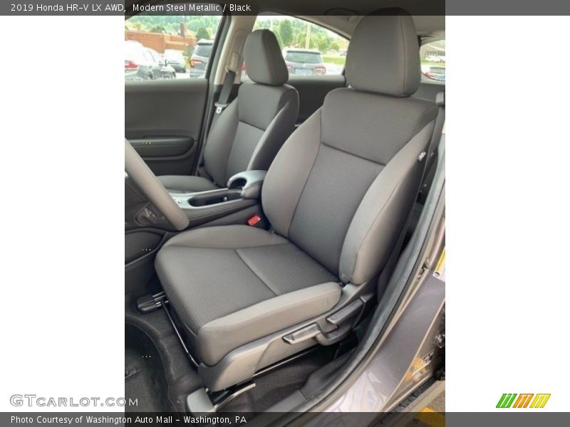 Modern Steel Metallic / Black 2019 Honda HR-V LX AWD