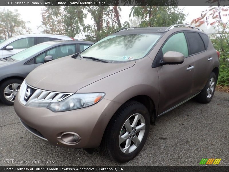 Tinted Bronze Metallic / Beige 2010 Nissan Murano SL AWD