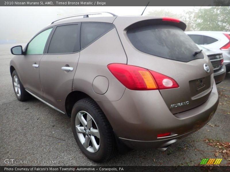 Tinted Bronze Metallic / Beige 2010 Nissan Murano SL AWD