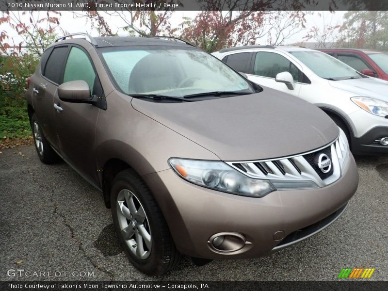 Tinted Bronze Metallic / Beige 2010 Nissan Murano SL AWD