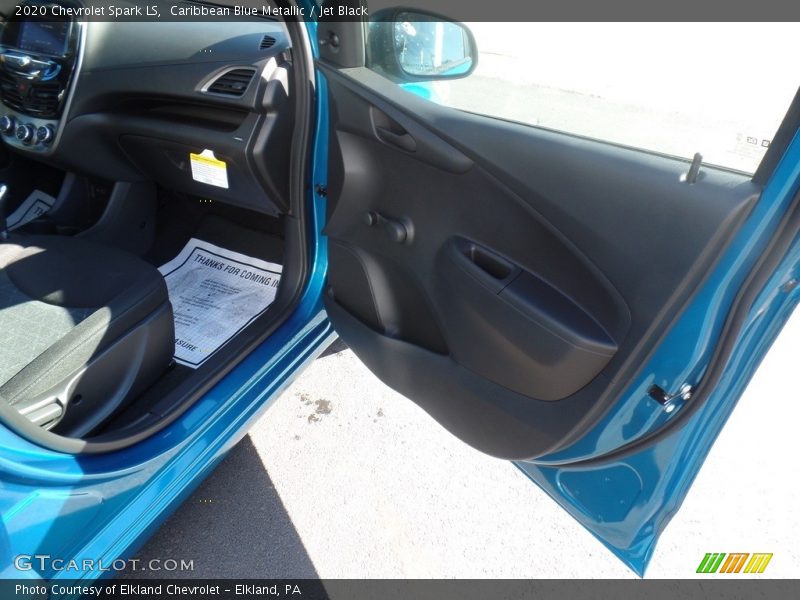 Caribbean Blue Metallic / Jet Black 2020 Chevrolet Spark LS