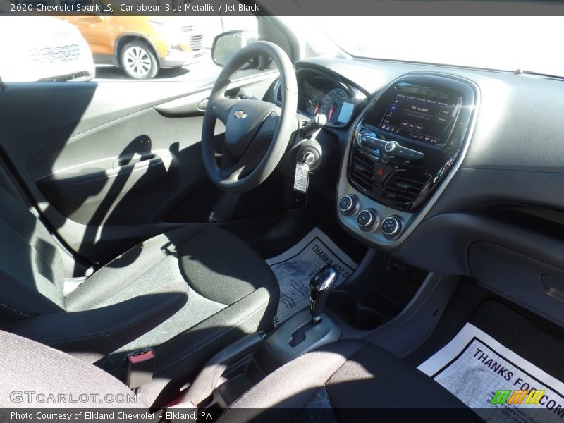 Caribbean Blue Metallic / Jet Black 2020 Chevrolet Spark LS