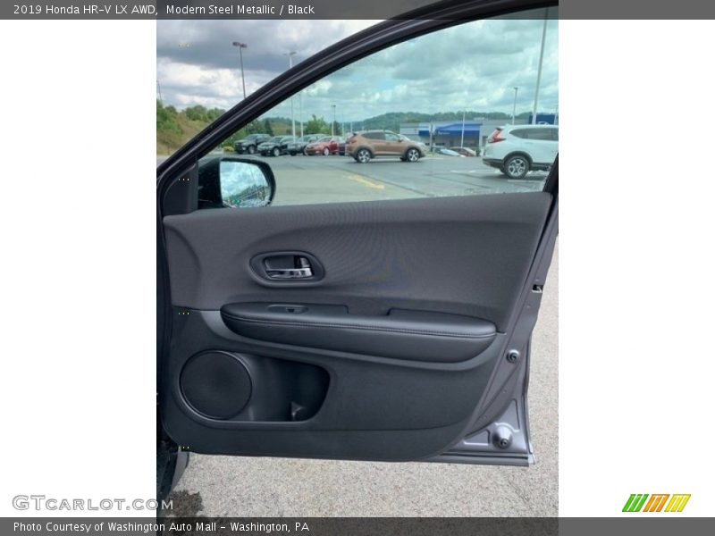 Modern Steel Metallic / Black 2019 Honda HR-V LX AWD