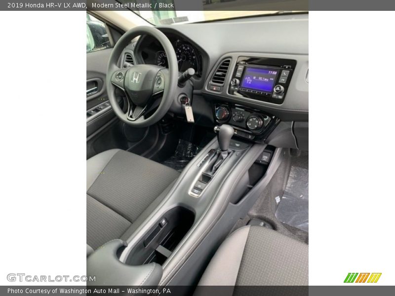 Modern Steel Metallic / Black 2019 Honda HR-V LX AWD